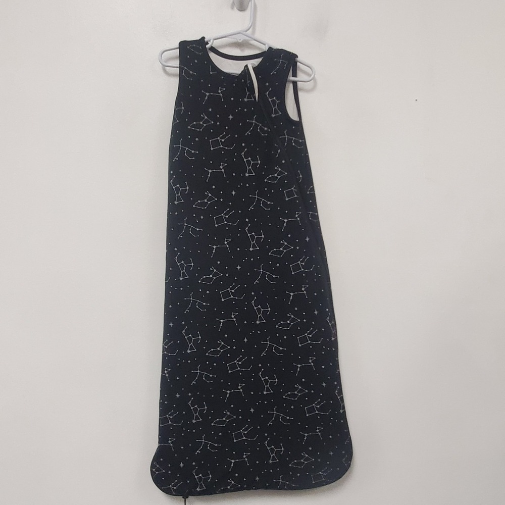 Kyte Baby Star Constellation Sleep Sack Size M 1.0 Tog Zip Soft Bamboo Black